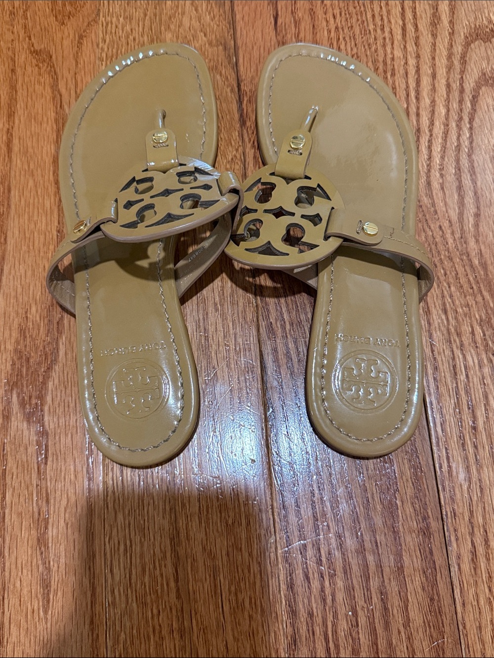Tory Burch Miller Patent Sandal Size 6.5 - Picture 3 of 6